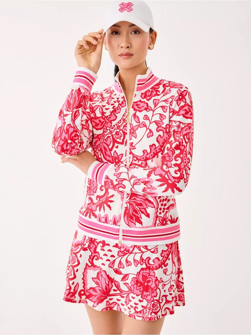 Lilly Pulitzer Regate UPF 50+ Jacket in "Spicy Socialite"